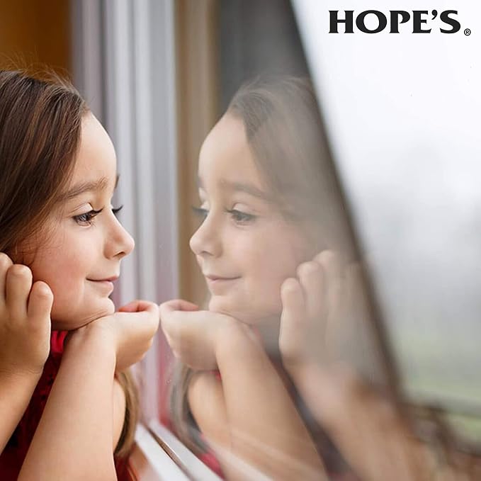 HOPE'S Perfect Glass Cleaner Spray, Streak-Free, Ammonia-Free Window, Mirror, Screen, Tinted Glass, and Shower Door Cleaner, Indoor and Outdoor Glass Surfaces, 32 Fl Oz, Pack of 12