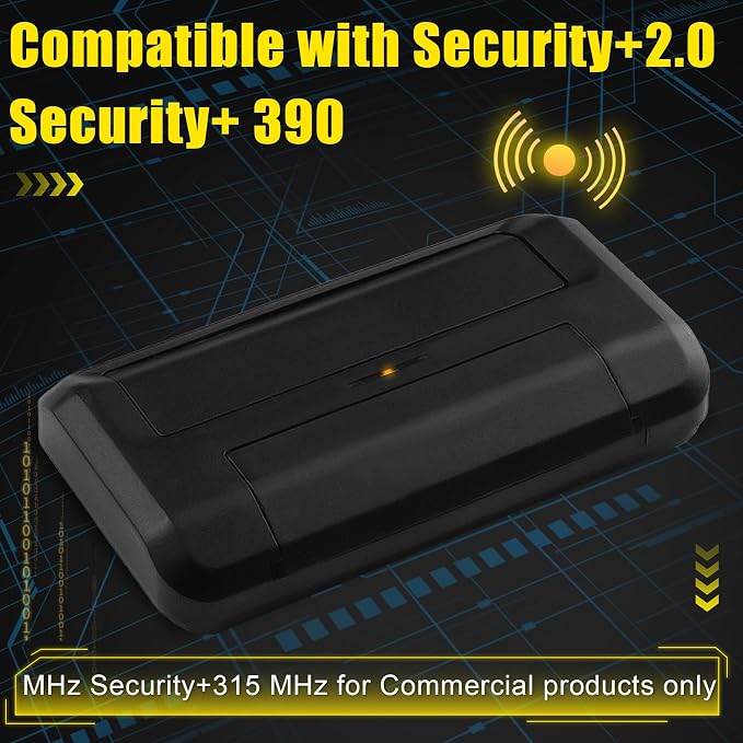 811LMX Gate Remote for liftmaster 2pack | 12-Code Switch Replaces 811LM, 811LMX Gate Opener Remote Compatible with 850LM/ 860LM Receivers, 390 MHz and 315 MHz,