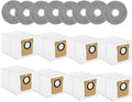 Mop Cloths Dust Bag Replacement，Compatible For Xiaomi，5 Pro/OV21CN/X10 Plus/X20 Plus/M30S/M30 Pro Mop Rags Bags Robot Vacuum Cleaner Parts(SET14)