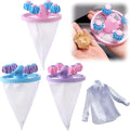 Washing Machine Hair Filter Mesh Bags, Floating Hair Filtering Mesh Removal, Pet Hair Remover for Laundry, Lint Catcher for Washing Machine, Reusable Washer Lint Catcher for Dog & Cat Hair (3, Mix)