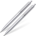 Sheaffer Sentinel Brushed Chrome Ballpoint Pen & 0.7mm Pencil