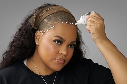 Ericka J. Hold Me Down Adhesive - Waterproof Lace Wig Glue for Strong Hold, Quick Drying, Sweat & Water Resistant – Sensitive Skin Friendly (150g / 5.3 Oz)