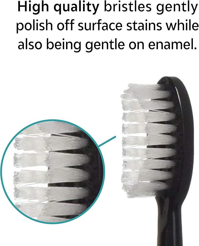 TAO Clean Umma Diamond Sonic Toothbrush Replacement Heads (3-Pack) – Replacement Heads for the TAO Clean Electric Toothbrush and Docking Station, Black