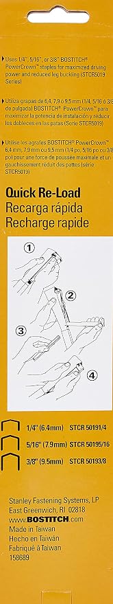 BOSTITCH Hammer Stapler/Tacker, Manual, 1/4-Inch to 3/8-Inch (H30-8)