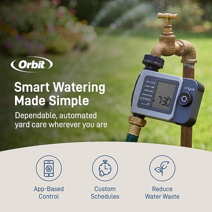 Orbit 24516 B-hyve XD 1-Port Smart Hose Watering Timer with Wi-Fi Hub