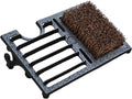 Cast Iron Boot Scraper with Brush Outdoor, Heavy Duty Shoe Brush | Boot Cleaner Brush Outdoor, Sturdy and Durable, Efficient Cleaning, Non-Slip Base, For Porch Patio Garden Doorway