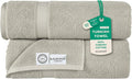 SALBAKOS 2-Piece 100% Turkish Cotton Bath Towels Extra Large 35x70, Stone | Oversized Bath Sheet Towel for Bathroom & Beach, Thick, Super Soft, Highly Absorbent, Premium Hotel Quality, Made in Turkey