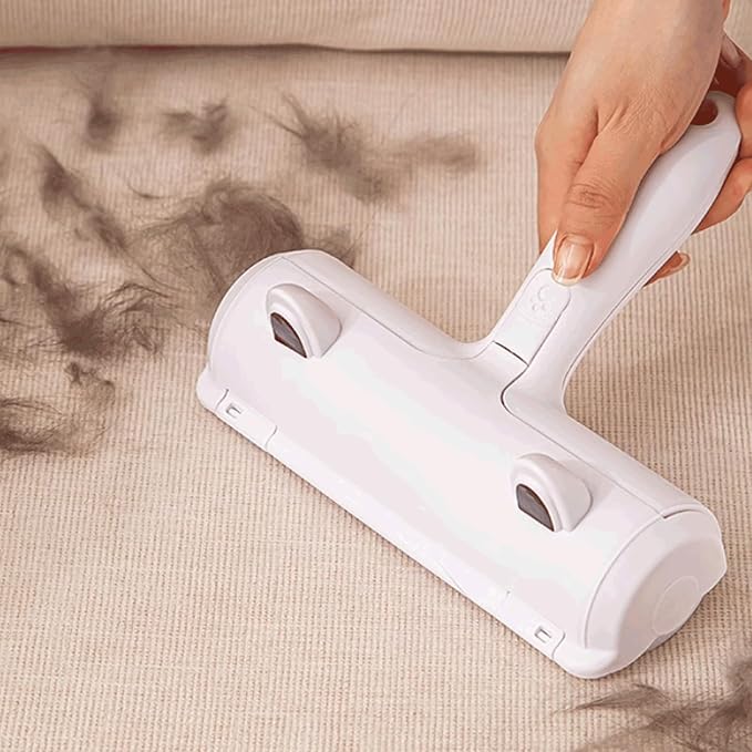 Strong Adhesion Plastic Lint Roller Two Way Brush Head Lint Rollers Washable and Reusable Lint Remover Portable Lint Remover Brush Portable