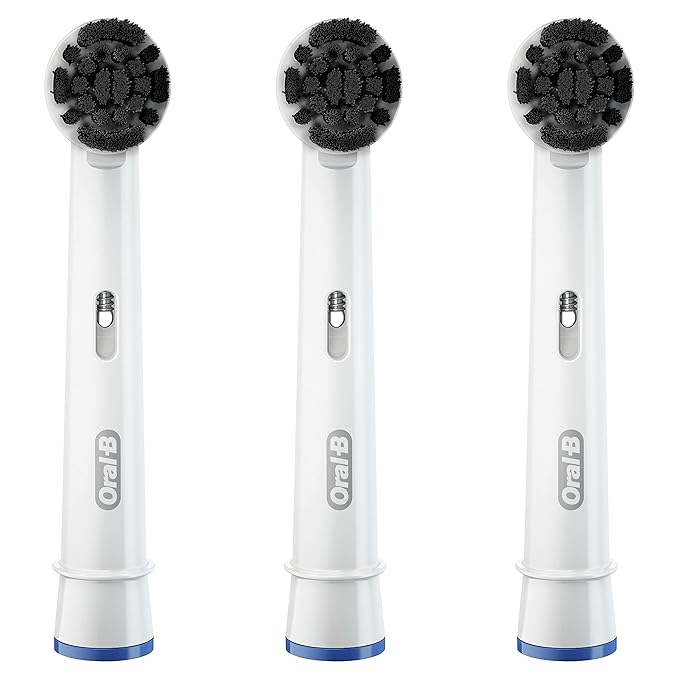 Oral-B Charcoal Electric Toothbrush Replacement Brush Heads Refill, 3 Count (Pack of 5)