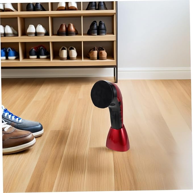 Electric Shoe Polisher Replacement Brush Kit 710 Red Dual Power | Fiber Sponge Plastic Parts, for Sneakers and Canvas Shoes, Office Travel Use, Dust Removal and Portable Automatic Polishing