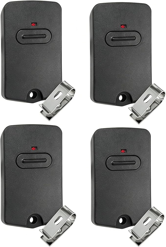 RB741 for Mighty Mule Gate Opener Remote, 318MHZ (4 Pack) | 9 Dip FM135 Gate Transmitter for MM371W MM572W etc. Compatible with GTO Gate Clicker Garage Door Entry Controller