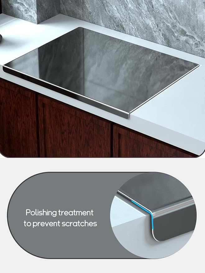 Titanium Cutting Boards for Kitchen，Titanium Cutting Board Large， Dishwasher Safety, Easy to Clean, Cutting Boards Non Toxic, Non Slip&Low Noise Chopping Board(19.6 * 15.3)