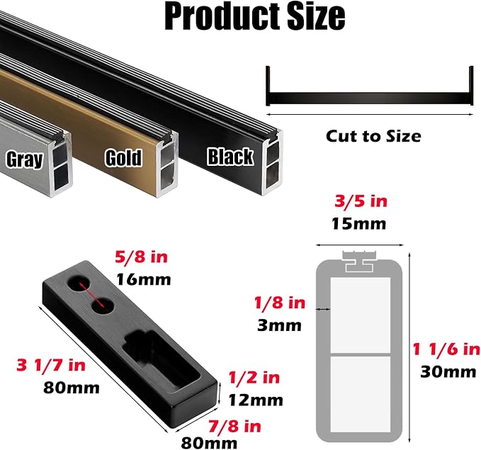 White Wardrobe Set Kits, 36 48 72 80 120 180 200 Cm Closet Clothes Hanger Rod, Wall Mounted Wardrobe Hanging Rail Set, for Walk-in Closet/Laundry Rooms(40cm(15.7in))