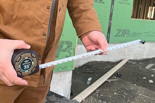 Spec Ops Tools 35-Foot Elite Series Tape Measure, 1 1/4" Double-Sided Blade, Includes Fractional Markings, 12 Feet of Stand Out, Military-Grade Composite Case, 3% Donated to Veterans