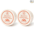 Taylor of Old Bond Street Grapefuit Fragrance Shaving Cream Bowl 150g (2-Pack) – Rich Lather for Traditional Shaving