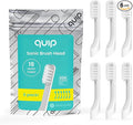 quip Sonic Toothbrush Replacement Heads for Adults - 6 Pack - Verified quip Standard Brush Head Refills for Electric Toothbrushes - Soft Bristles, Compact & Flexible - Last 3 Months Each