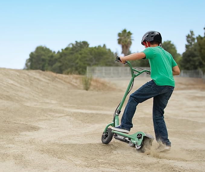 Razor RX200 Electric Off-Road Scooter for Kids Ages 13+ - Lightweight, Steel Frame, 24V Rechargeable Battery, Up to 12 MPH, Up to 8 Mile Range, for Riders up to 154 lbs