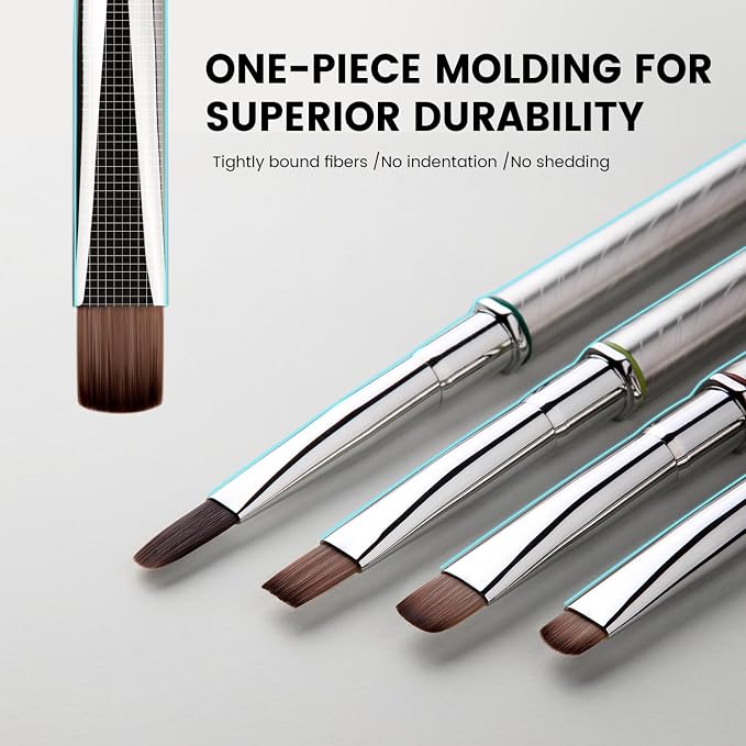 YOKEFELLOW EliteAlly Nail Art Brushes,Round Nail Brush for Builder Gel & Polygel,Brush for Gel Nail Polish,Wide Round Brush Professional Nail Tool(EA02 WIDE ROUND)