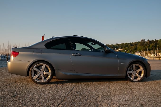 VViViD Matte Gun Metal Grey Vinyl Wrap Roll with Air Release Technology (1ft x 5ft)