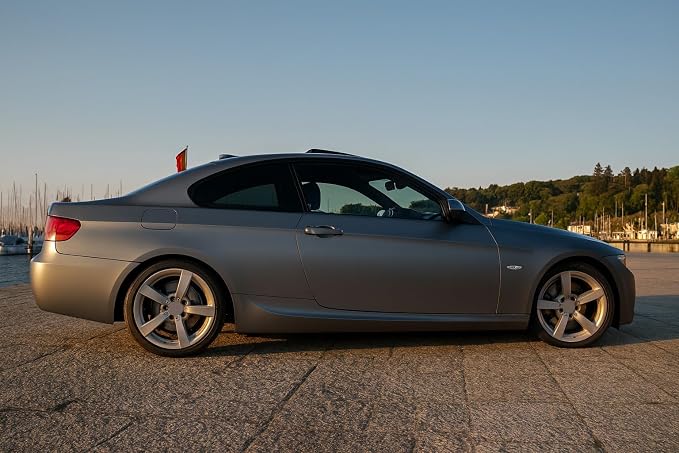 Matte Gun Metal Grey Vinyl Wrap Roll with Air Release Technology (6ft x 5ft)