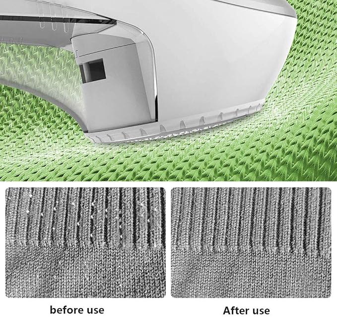 Lint Remover, Rechargeable Fabric Shaver, Stainless Steel Blades Defuzzer Pill Fuzz for Clothes, Furniture