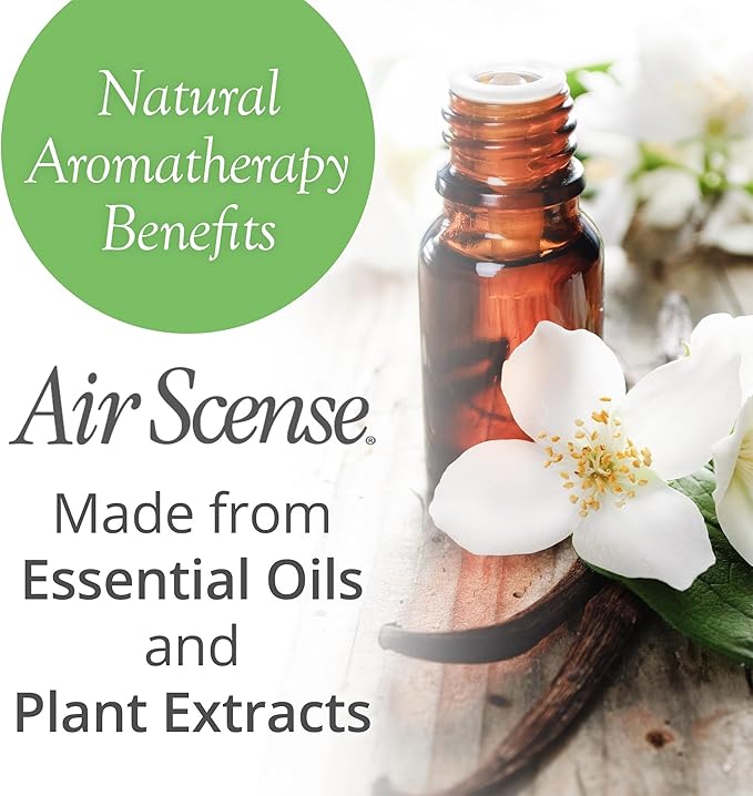 Air Scense Air Freshener Deodorizer Room Spray for Bathroom & Home, Essential Oils, Natural Vanilla - 7 fl oz (4-Pack)