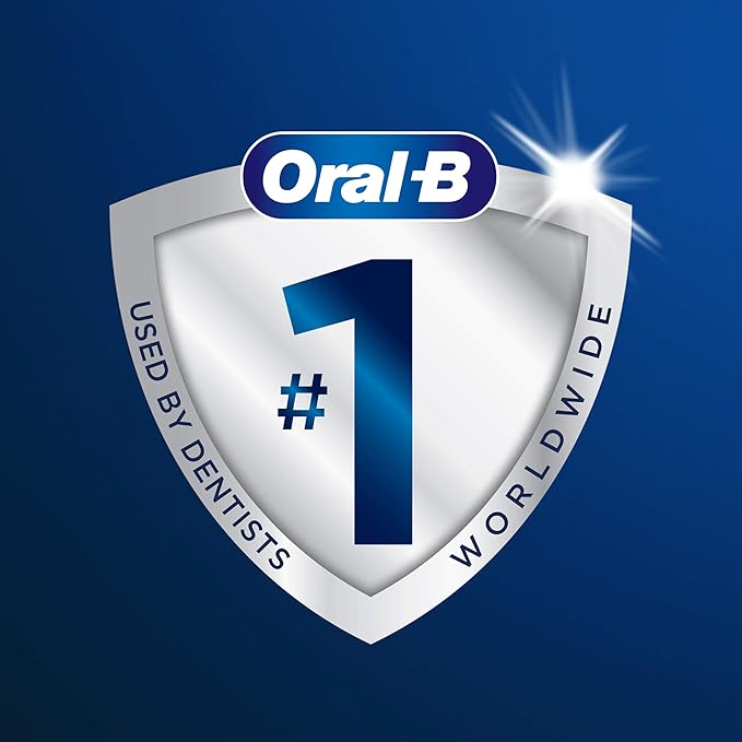 Oral-B Cross Action Replacement Brush Heads for an Oral-B Electric Toothbrush, Pack of 6, Black