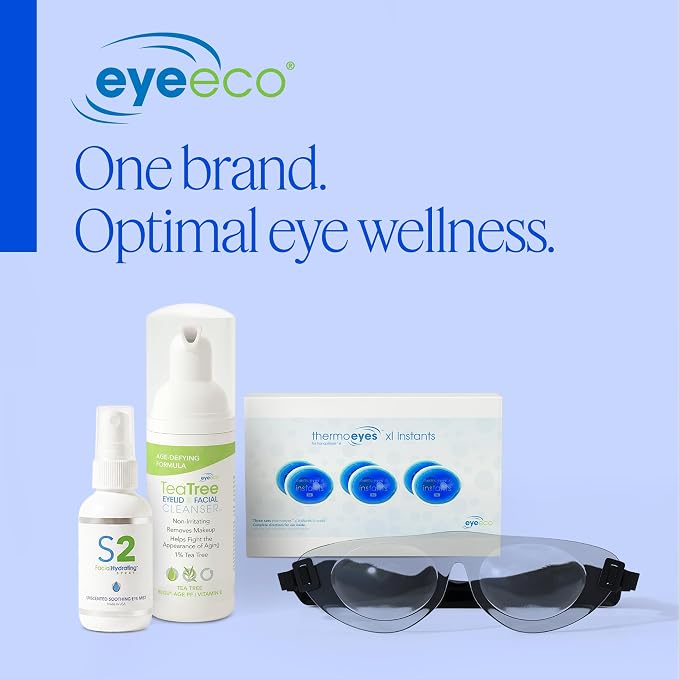 EyeEco Eyeseals Hydrating Sleep Mask, Clear - CPAP Compatible | Latex-Free Eye Mask for Sleep to Block Dry Air, Retains Moisture to Soothe Dry, Irritated Eyes & Provides Eye Care Overnight