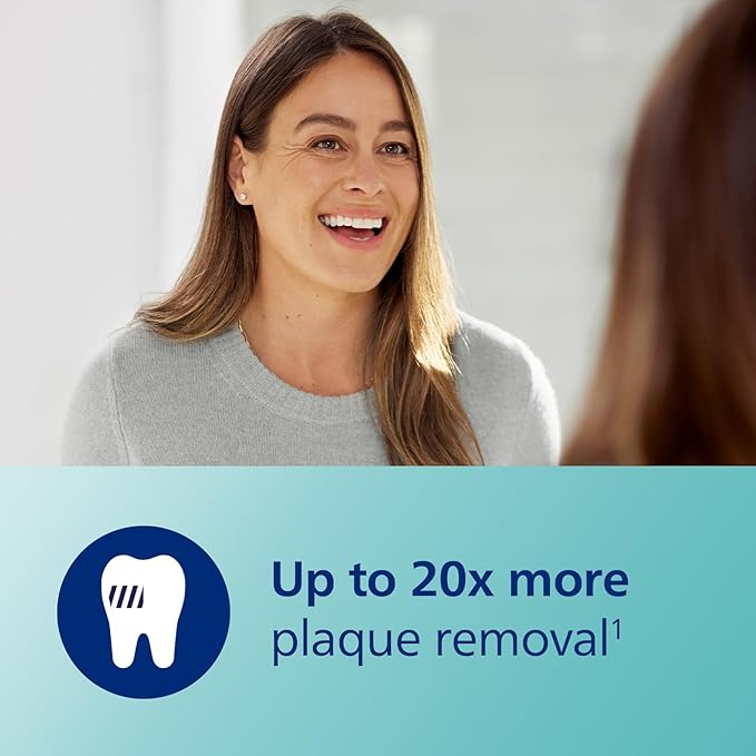 Philips Sonicare DiamondClean Smart 9700 Electric Toothbrush - Sonic Toothbrush with App, Pressure Sensor, 15 Brushing Settings, Replacement Reminder, USB Charging Travel Case, Rose Gold, HX9957/81
