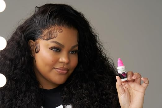 Ericka J. Hold Me Down Adhesive - Waterproof Lace Wig Glue for Strong Hold, Quick Drying, Sweat & Water Resistant – Sensitive Skin Friendly (60g / 2.1 oz, Watermelon)