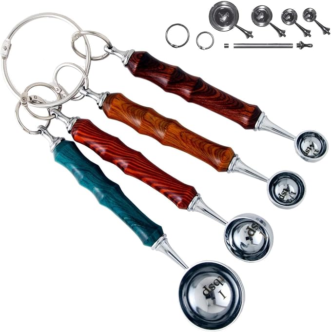 Penn State Industries PKMSPN Measuring Spoon Set Kit Woodturning Project (1pack)