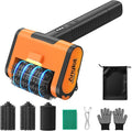Electric Grill Brush - 1500RPM 3 Speeds, Cordless BBQ Cleaner with LED Light, 4000mAh Rechargeable BBQ Grill Brush for Outdoor Stainless Steel Cast Iron Grates