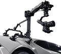 MOVMAX Razor Arm Air Shock Absorption Car Mount Shooting System for DJI Ronin Series(eg:RS4 Pro/RS4/RS3 Pro), Four Suction Cup Car Mount Kit,Gimbal Stabilizer with 22 Inch Storage Case(Yellow)