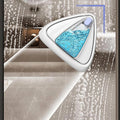 Magnetic Glass Wiper Brush Window Cleaner Double-side Water-filled Magnetic Glass Cleaning Tool Brush for Double Glazed Window Thickness 0.5"-1" (15-26mm)