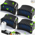 Dog Water Dispenser Filters Replacement, 4 Pack Gravity Pet Water Bowl Filters Fit for 2.4 Gal Automatic Dog Cat Water Dispenser, 6 Filtration Pet Fountain Filter Replacement