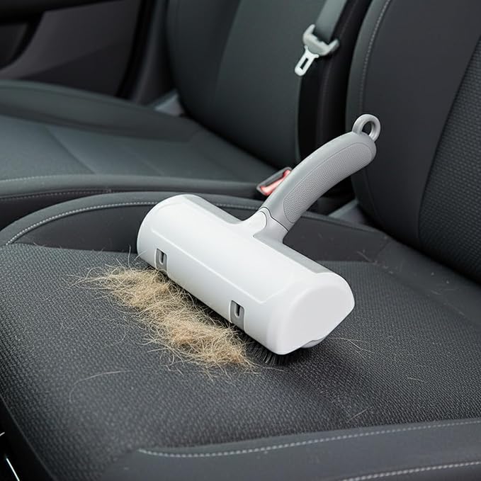 Reusable Lint Remover Brush for Furniture, Carpet & Car Seats - Mechanical Cleaning Tool with Durable PP Handle