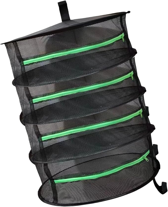 Simple to Open Drying Fabric Bag for Better Ventilation When Storing Foods or Drying Wet Laundry Outdoor Net