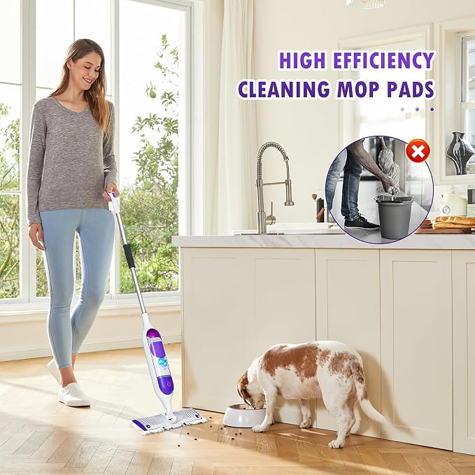 Pure Realm 18 Count Disposable mop Pads Refills for Swiffer PowerMop Multi-Surface Mop and PowerMop Wood Mop, Replacement Pads Use for Floor Cleaning