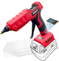 MONVICT 100W Cordless Glue Gun for Milwaukee 18V Battery, Upgraded | Digital Temperature Adjustable Handheld Electric Power Full Size Heavy Duty Hot Glue Gun with 10 Glue Sticks (Tools only)