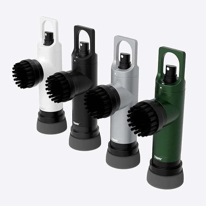 Golf Club Brush Cleaner with Water Spray Bottle and Sponge - Clean Golf Clubs Golf Balls Shoes All at Once - Heavy Duty - Golf Cleaning Device - Golf Accessories- USA Company (Sport Green)
