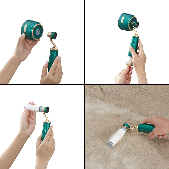 SALAV LR-900 Retro Edition Fabric Shaver and Lint Roller (Emerald)