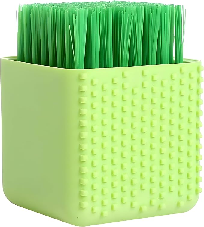 Square Cleaning Brush, a Hard Bristle Scrub Brush for Tiles, Laundry & Multipurpose Washing (Set of 1)