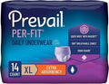 Prevail Per-Fit Daily Underwear for Women, Incontinence, Disposable, Extra Absorbency, XL, 14 Count