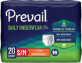 Prevail Adult Incontinence Underwear for Men & Women, Maximum Absorbency, Medium, 20 Count