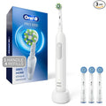 Oral-B Pro 1000 Power Rechargeable Electric Toothbrush Powered by Braun and Sensitive Gum Care Electric Toothbrush Replacement Brush Heads Refill, 3 Count