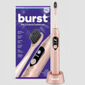 Burst Pro 2.0 Sonic Toothbrush for Adults (Rose Gold) | Electric Toothbrush with Smart Pressure Sensor | Soft Bristles | 5 Modes/Refined Scoring System | USB-C Charging | Magnetic Wall Mount