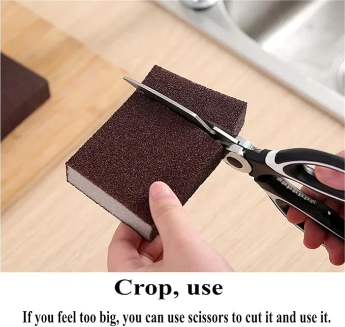 Carborundum Sponge 24pcs Magic Sponge Eraser Rust Remover Brush Dish Pot Cleaning Kitchen Tools