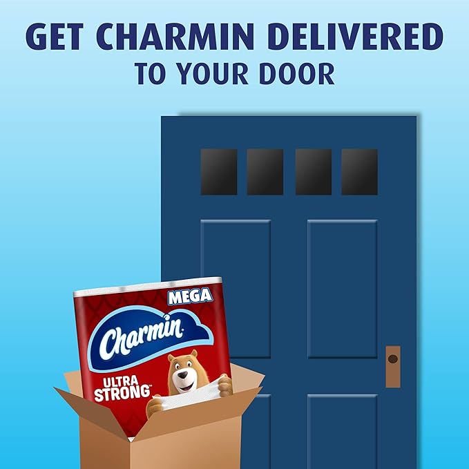 Charmin Ultra Strong Toilet Paper, 16 Mega Rolls = 64 Regular Rolls