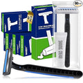 60 Pack Disposable Razors Shaving Cream Bulk for Men Homeless Supplies, Travel Size Shaving Cream Kit, Disposable Razors Bulk, Individually Wrapped Toiletries for Hotel Airbnb Donation Shelter