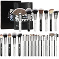 DUcare 31Pcs Pro Makeup Brushes Set with Organizer | Dense Ultra Soft Bristle Makeup Brush Set for Foundation,Powder, Contour, Bronzer,Highlight, Concealer, Eyeshadow